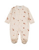 Pyjama avec pieds Bébé en coton bio "Noisette"