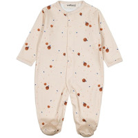 Pyjama avec pieds Bébé en coton bio "Noisette"