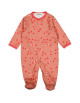 Pyjama avec pieds Bébé en coton bio "Amour"