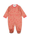 Pyjama avec pieds Bébé en coton bio "Amour"