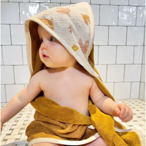 Cape de bain bébé en bambou "Swift" (0-18 mois) Mellipou