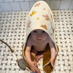 Cape de bain bébé en bambou "Swift" (0-18 mois) Mellipou