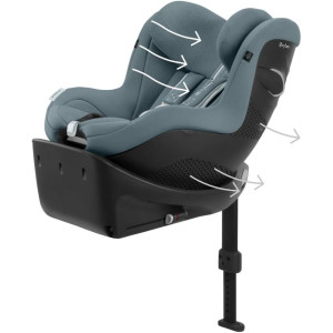 Siège Auto Sirona Gi I-Size (3 mois-4 ans) Plus "Stormy Blue" + Base G
