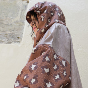 Poncho de pluie Long "Leopard" (adulte) Poule Party