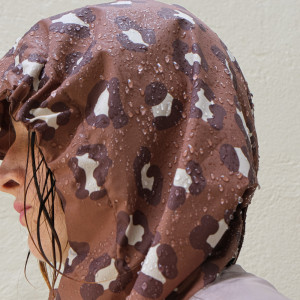 Poncho de pluie Long "Leopard" (adulte) Poule Party