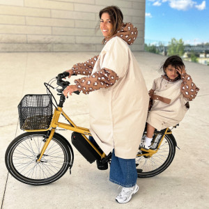 Poncho de pluie Long "Leopard" (adulte) Poule Party