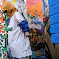 Poncho de pluie Long "Old School" (enfant)