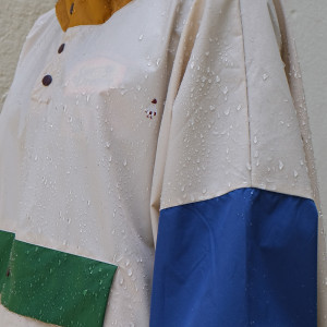 Poncho de pluie Long "Old School" (enfant) Poule Party