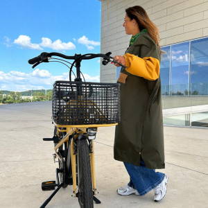 Poncho de pluie Long "Kaki" (adulte) Poule Party