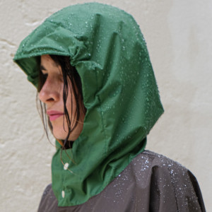 Poncho de pluie Long "Kaki" (adulte) Poule Party