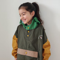 Poncho de pluie Long "Kaki" (enfant)