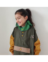 Poncho de pluie Long "Kaki" (enfant) Poule Party