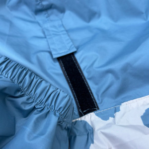 Poncho de pluie Long "Icy Blue" (enfant) Poule Party