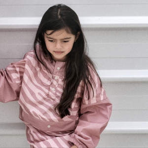 Poncho de pluie Long "Zebra" (enfant) Poule Party