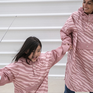 Poncho de pluie Long "Zebra" (adulte) Poule Party