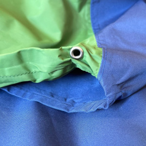 Poncho de pluie Long "Ash Blue" (adulte) Poule Party