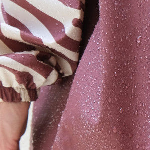 Poncho de pluie Long "Chocolate Zebra" (adulte) Poule Party