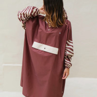 Poncho de pluie Long "Chocolate Zebra" (adulte)