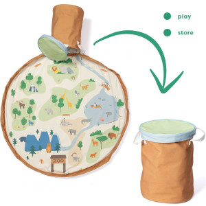 Tapis d'activités /Panier à jouets Soo "Zoo" Play & Go