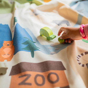 Tapis d'activités /Panier à jouets Soo "Zoo" Play & Go