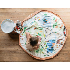 Tapis d'activités /Panier à jouets Soo "Zoo" Play & Go
