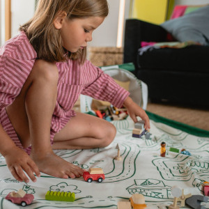 Tapis d'activités /Panier à jouets Soo "Roadmap" Play & Go