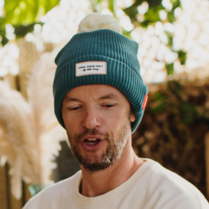 Bonnet en coton bio et polaire Block "Duck" (Papa) Hello Hossy