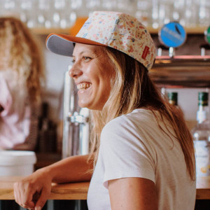Casquette femme en coton bio et PET recyclé "Dried Flowers" Hello Hossy