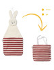 Rangement mural / Sac à jouets Toto "Lapin"