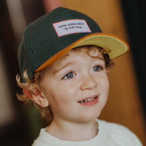 Casquette en feutrine Melton "Kaki" (Bébé & Enfant) Hello Hossy