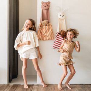Rangement mural / Sac à jouets Toto "Ours" Play & Go