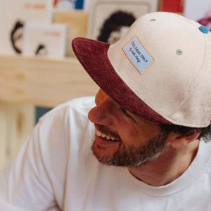 Casquette en velours Sweet "Almond" (Papa) Hello Hossy