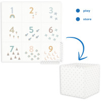 Tapis de jeu puzzle réversible en mousse EEVAA "Chiffres" (180x180 cm)