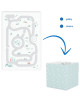 Tapis de jeu puzzle réversible en mousse EEVAA "Circuit" (120x180 cm)