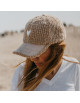 Casquette maman "Love Beige"