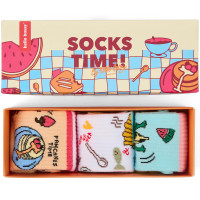 Pack Chaussettes en coton bio "Food" (4/6 ans)