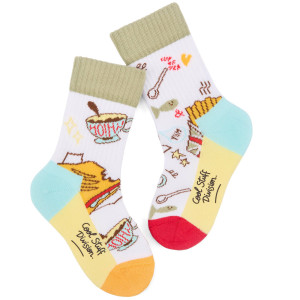 Pack Chaussettes en coton bio "Food" (4/6 ans) Hello Hossy