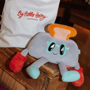 Peluche "Punchy Toast" (27 cm) Hello Hossy