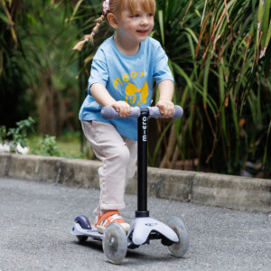 Trottinette 3 roues Mini Micro Deluxe avec roues LED Rock & Go "Lavande" (1-6 ans)
