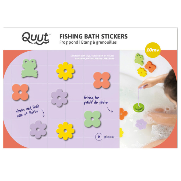 Jouet de Bain en mousse Jeu du pếcheur "Etang à Grenouilles" (18 mois et +)