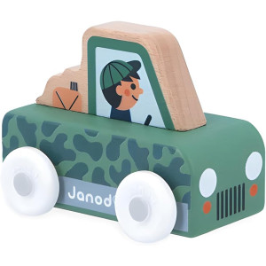 Voiture Cross Roads en bois "Safari" (1-3 ans) Janod