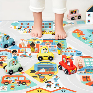 Voiture Cross Roads en bois "Safari" (1-3 ans) Janod
