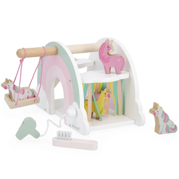 Maison des Licornes en bois (18 mois-6 ans)