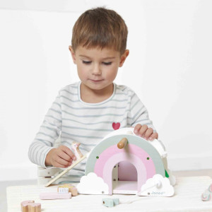 Maison des  Licornes en bois (18 mois-6 ans) Janod