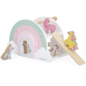 Maison des  Licornes en bois (18 mois-6 ans) Janod