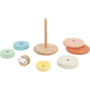 Jouet à empiler en bois Nid "Pure" (1-3 ans) Janod