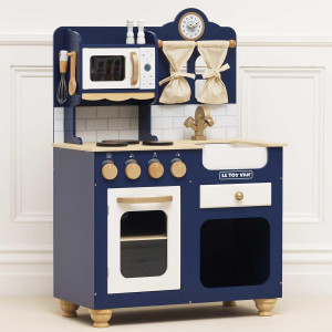 Cuisine enfant en bois "Blue Oxford" (3 ans et +) Le Toy Van
