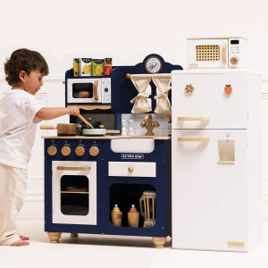 Cuisine enfant en bois "Blue Oxford" (3 ans et +) Le Toy Van