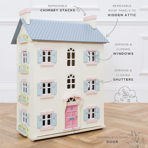 Maison de poupées en bois "Cerisier" (3 ans et +) Le Toy Van