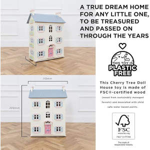 Maison de poupées en bois "Cerisier" (3 ans et +) Le Toy Van